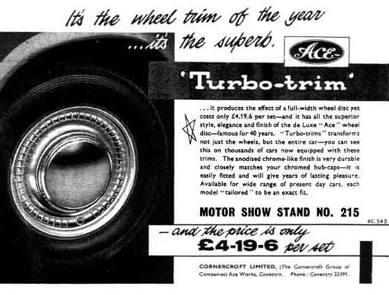 ACE Turbo-trim wheel trim rings