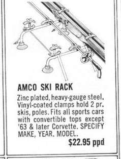 MGA ski rack advertisement