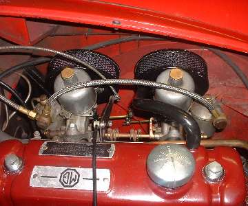 Original type SU H4 carburetors