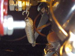 vacuum line at carburetor