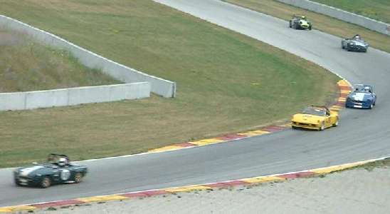 MGs in the 'Hurry Downs', turn 7 at Road America