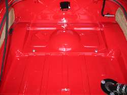 MGA 1600 Coupe boot space