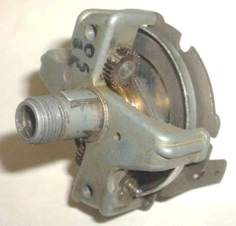 partial ODO drive assembly with stripped drive gear