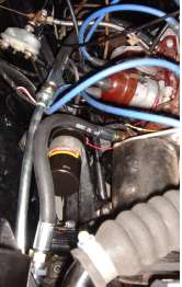 Original type oil cooler hose to engine connections