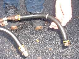 Original type oil cooler hoses