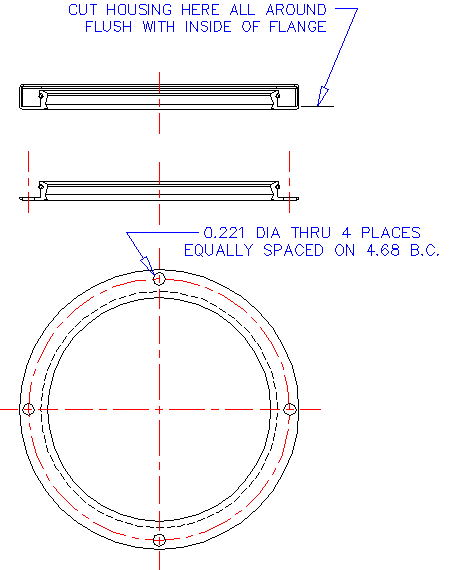 Seal modification drawing