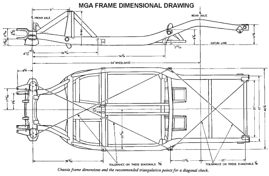 Chassis dimensional drawing. Click for larger printable image.