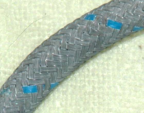 close up of braid pattern