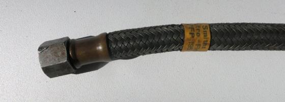 Original Smiths oil pressure hose, Updated