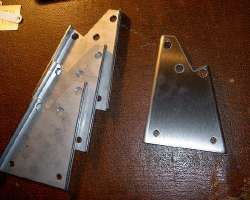 Ignition coil brackets for MGA 1600