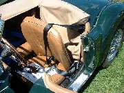 3-point seat belts, MGA roadster overall view