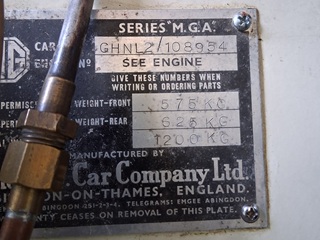 original ID plate for Germany