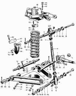 front suspension explosion drawing