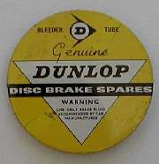 Brake bleeder tin, Dunlop new