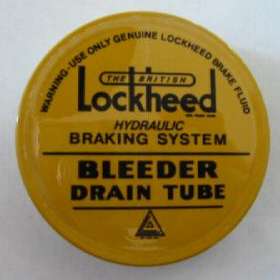 Lockheed brake bleeder hose tin