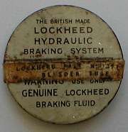 Brake bleeder tin, Lockheed old