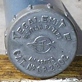 Tecalemit grease and oil gun cap with markings