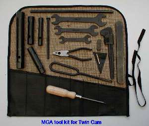 Tool kit for MGA Twin Cam