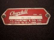 Valve seat cutting tool kit, Churchill 301086
