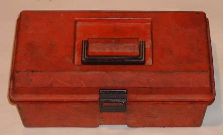 Tackle box size travelling tool box