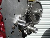 half speed shaft drive gears