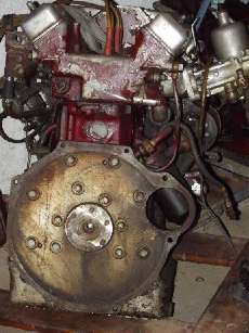 Engine rear plate, Twin Cam