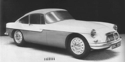 Concept car proposed replacement for MGA Coupe