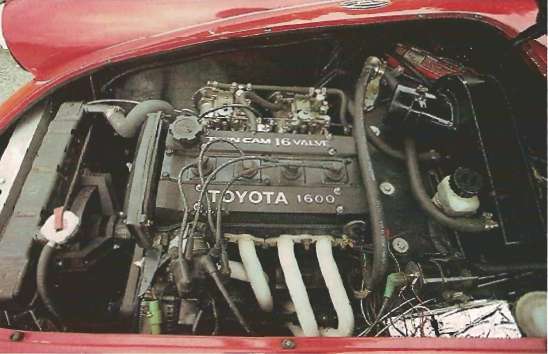 Toyota engine in the MGA