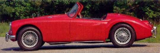 roadster side view