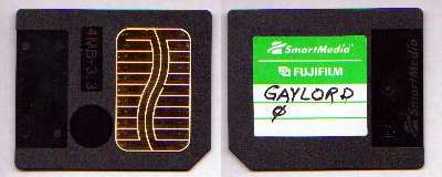 two sides of smartmedia memory chip