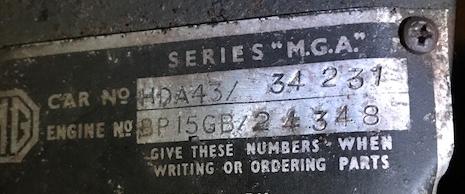 villiers engine serial number