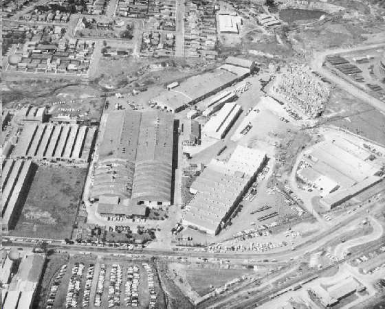 Pressed Metal Corp in Enfield 1950's, arial photo