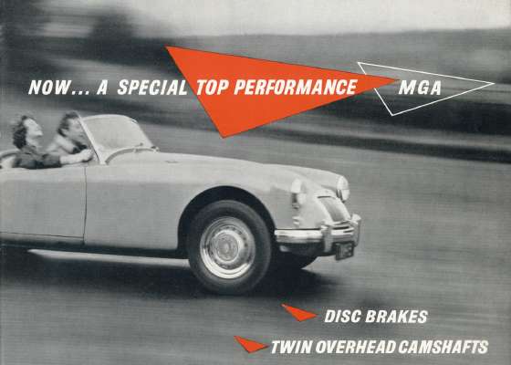 Demonstration day for launch of the MGA Twin Cam